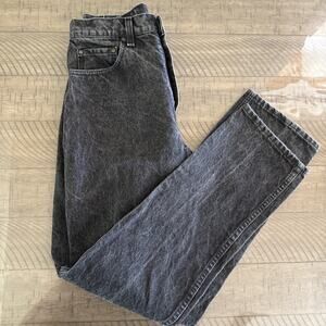 Vintage Levi's Special Reserve Jeans Gray/Black Denim USA 90 Straight Fit W32L34